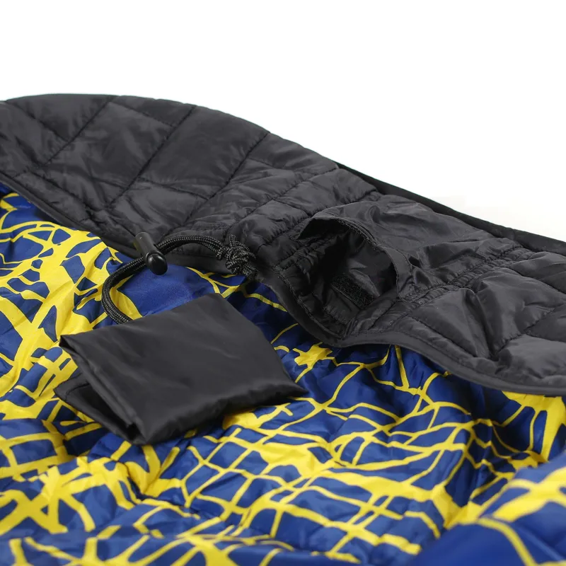 Helinox Chair One Reversible Seat Warmer - Black-Blue Flow Line-6